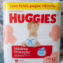 Fralda Descartável Huggies Máxima Proteção Tamanho G 160 unidades – aberta com tecnologia Xtra-Flex, canais em X que se adaptam aos movimentos e máxima proteção