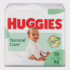 Fralda Huggies Natural Care M com 78 tiras • A