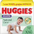 Huggies Fralda Descartável Premium Natural Care M – 78 Un