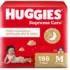 Fralda Huggies Supreme Care XG e XXG