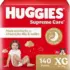 Fralda Huggies Supreme Care XXG 140 Unidades