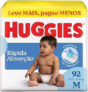 Fralda Huggies Tripla Proteção M com 92 Unidades