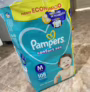 Fralda Pampers Confort Sec M com 108 Unidades