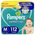 Fralda Pampers Confort Sec Tamanho G 98 Unidades