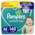Fralda Pampers Confort Sec Tamanho M 148 Unidades