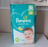 Fralda Pampers Confort Sec XG com 148 Unidades