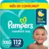 Fralda Pampers Premium Care, Pacotão XG 60 unidades