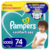 Fralda Pampers Confort Sec XXXG 74 unidades