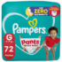 😍 Fralda Pampers Premium Care Pants Tamanho XXXG 80 Unidades