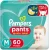 Fralda Pampers Pants Ajuste Total M 60 Unidades