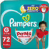Fralda Pampers Pants Ajuste Total Tamanho M 84 Unidades