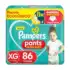 🛍️Fralda Pampers Pants Ajuste Total Tamanho XG 86 Unidades