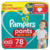 Fralda Pampers Pants Ajuste Total tamanho XXG, Fácil de Vestir, 78 Unidades