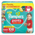 Fralda Pampers Pants Ajuste Total XXXG 108 Unidades