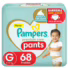 Fralda Pampers Pants Ajuste Total G com 144