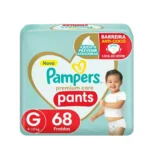 Fralda Pampers Pants Premium Care G com 68 unidades (Roupinha)