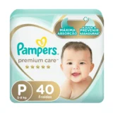 Fralda Pampers Premium Care P 40 Unidades