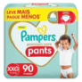 Fralda Pampers Premium Care Pants Tamanho XXG 90 Unidades