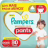 Fralda Pampers Pants Premium Care XG 96 unidades, Pacotão