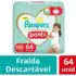 Kit Lenços Umedecidos para Limpeza Pampers – Cuidado de Bebê 576 Unidades (12 unidades)