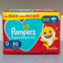 ➡️ Fralda Pampers Supersequinha G com 80 Unidades