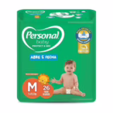 Fralda Personal Baby Protect & Sec M Jumbo com 26 Unidades