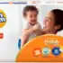 Fralda Pampers Supersec tam P 34 unidades