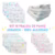 Fraldas de pano kit com  10 unidades 60x60cm 100% algodão Minasrey Bebê Babete  Toalinha Babita Paninho Estampado