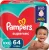 Fraldas Pampers Supersec XXG 64 Unidades