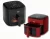 Fritadeira Sem Óleo Air Fryer Eos Chef Gourmet 6.2 Litros Compacta Digital Preto Eaf60p 110v