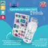 Kit com 6 Mini Carrinhos Sport Pull Back Metal 7,5cm DM Collection
