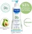 Gel Lavante Suave com Abacate Orgânico, Sabonete Líquido Corpo e Cabelo para bebês, Mustela Bebê 500ml