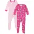 Hudson Baby Bodies unissex de manga comprida de algodão para bebês, Girl Daddy vermelho preto, 6-9 Meses