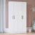 Guarda-Roupa Solteiro 4 Portas Lyon 8 Prateleiras 40467 Marrom