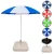 Guarda Sol Gigante 2 Metros Praia Camping Piscina Pescaria FPS 70 Poliéster Base 18L MOR/BEL
