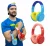 Headphone Bluetooth Luccas Neto Aventureiro com adesivos para personalizar seu fone! AOC