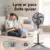 HEPTA WORLD Ventilador de Coluna 110V/220V, Resfriamento, Silencioso, Design Slim para Casa/Escritório (101, 110V)