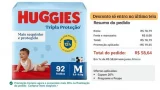 Huggies Fralda Tripla Proteção M 92 Un