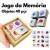 ✨Jogo da Memória Objetos com 40 peças Brinquedo Educativo Pedagógico Figuras Alfabetização c/ Objetos