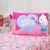 🛍️Jogo de Cama Solteiro Infantil Lençol Menina Hello Kitty 2 Peças Estampado Personagens Com Elástico