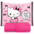 Jogo de Lençol Solteiro 2 pçs Estampa Hello Kitty 400 fios Micropercal