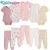 kiddiezoom 10 Pc De Roupas Para Bebês De Manga Curta De Algodão Macio Recém-Nascidos Calças Presente