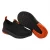 Kidstep Tenis Escolar Infantil Calce Fácil K Masculino Preto com Laranja 28 ao 36