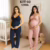 KIT 02 Pijamas Amamentação com Renda e Blusa abertura em Click Alça Reforçada e CALÇA Maternidade.