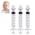 Kit 03 Seringas Para Limpeza e Lavagem Nasal Infantil e Adulto Com Bico de Silicone