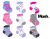 Kit 09 Pares Meias Infantil Mash Bebê Recém Nascido Criança Cano Médio