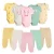 Kit 10 Peças Bebê Body Manga Curta Estampado e Mijão Algodão