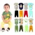 Kit 10 Peças de Roupas para Bebê Menino (5 Body Curto + 5 Calça Mijão)Kit 5 Body Roupa Infantil Bebê