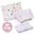 KIT 10 PEÇAS! PRÁTICO E COMPLETO!1 TOALHA FORRADA +3 CUEIROS 80x50CM ESTAMPADOS +6 PANINHOS DE BOCA!