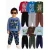 Kit 10 Peças Roupa de Frio Menino –5 Blusas + 5 Calças Moletom | Conjunto Moletom Infantil Meia Estação Menino